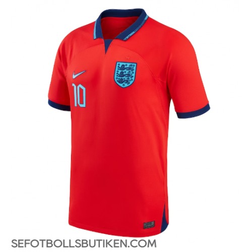 England Raheem Sterling #10 Replika Borta matchkläder VM 2022 Korta ärmar